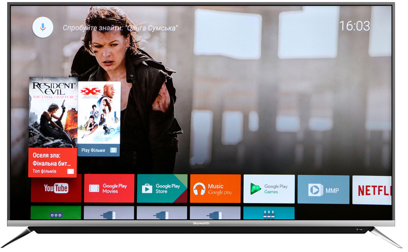 Skyworth 43" UHD 4K Smart TV (43G6 GES) - фото - №0