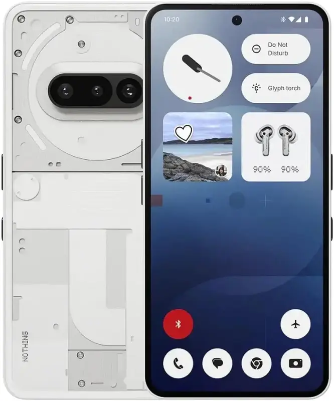 Смартфон Nothing Phone (3a) 12/256GB White (920021W) - фото - №0