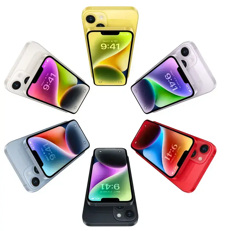 Б/В Apple iPhone 14 128Gb Yellow (Це Ідеал) - фото - №4