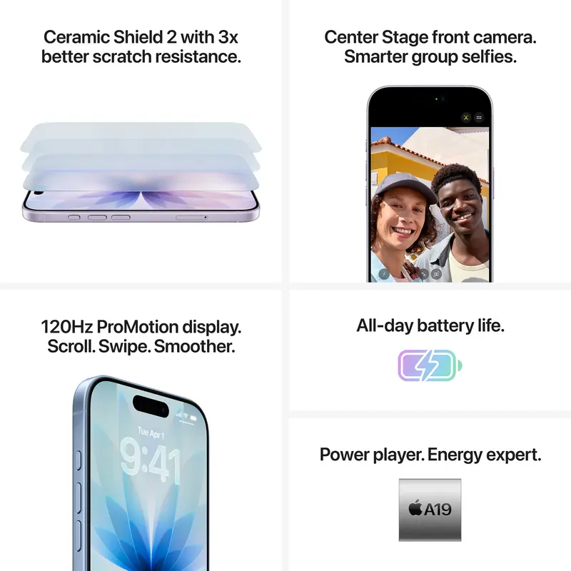 Apple iPhone 17 512GB Mist Blue (MG6T4) - фото - №6